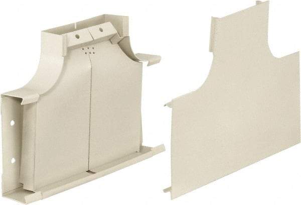 Hubbell Wiring Device-Kellems - 10.93 Inch Long x 7.27 Inch Wide x 1.62 Inch High, Raceway Fitting - Ivory, For Use with HBL4750 Series Raceways - Apex Tool & Supply