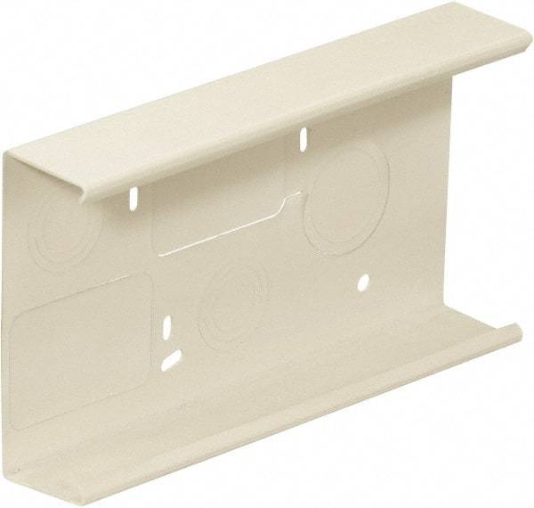 Hubbell Wiring Device-Kellems - 12 Inch Long x 4-3/4 Inch Wide x 1.62 Inch High, Rectangular Raceway Connector Coupling - Ivory, For Use with HBL4750 Series Raceways - Apex Tool & Supply