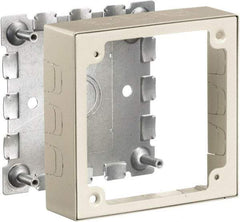 Hubbell Wiring Device-Kellems - 4.64 Inch Long x 1.38 Inch Wide x 4.54 Inch High, Rectangular Raceway Box - Ivory, For Use with HBL500 Series Raceways and HBL750 Series Raceways - Apex Tool & Supply