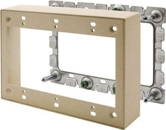Hubbell Wiring Device-Kellems - 6.45 Inch Long x 1.38 Inch Wide x 4.54 Inch High, Rectangular Raceway Box - Ivory, For Use with HBL500 Series Raceways and HBL750 Series Raceways - Apex Tool & Supply