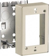 Hubbell Wiring Device-Kellems - 2.82 Inch Long x 1.13 Inch Wide x 4.54 Inch High, Rectangular Raceway Box - Ivory, For Use with HBL500 Series Raceways and HBL750 Series Raceways - Apex Tool & Supply