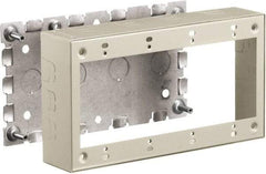 Hubbell Wiring Device-Kellems - 8.26 Inch Long x 1-3/4 Inch Wide x 4.54 Inch High, Rectangular Raceway Box - Ivory, For Use with HBL500 Series Raceways and HBL750 Series Raceways - Apex Tool & Supply