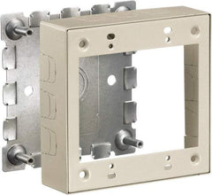 Hubbell Wiring Device-Kellems - 4.64 Inch Long x 1.38 Inch Wide x 4.54 Inch High, Rectangular Raceway Box - Ivory, For Use with HBL500 Series Raceways and HBL750 Series Raceways - Apex Tool & Supply