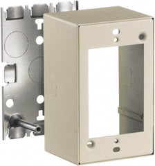 Hubbell Wiring Device-Kellems - 2.82 Inch Long x 2-1/4 Inch Wide x 4.54 Inch High, Rectangular Raceway Box - Ivory, For Use with HBL500 Series Raceways and HBL750 Series Raceways - Apex Tool & Supply