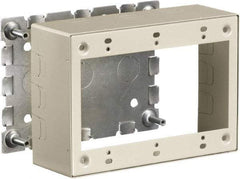Hubbell Wiring Device-Kellems - 6.45 Inch Long x 2-1/4 Inch Wide x 4.54 Inch High, Rectangular Raceway Box - Ivory, For Use with HBL500 Series Raceways and HBL750 Series Raceways - Apex Tool & Supply