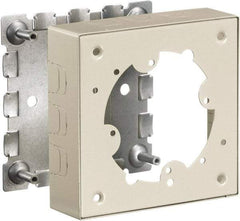 Hubbell Wiring Device-Kellems - 4.64 Inch Long x 1.38 Inch Wide x 4.54 Inch High, Rectangular Raceway Box - Ivory, For Use with HBL500 Series Raceways and HBL750 Series Raceways - Apex Tool & Supply