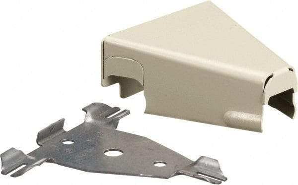 Hubbell Wiring Device-Kellems - 3.06 Inch Long x 1.14 Inch Wide x 3.03 Inch High, Raceway Fitting - Ivory, For Use with HBL500 Series Raceways and HBL750 Series Raceways - Apex Tool & Supply