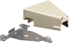Hubbell Wiring Device-Kellems - 3.06 Inch Long x 1.14 Inch Wide x 3.03 Inch High, Raceway Fitting - Ivory, For Use with HBL500 Series Raceways and HBL750 Series Raceways - Apex Tool & Supply