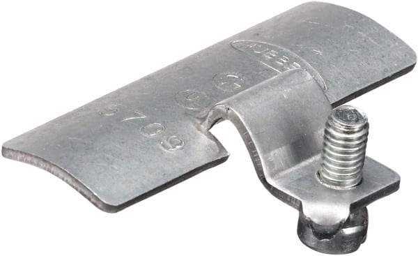 Hubbell Wiring Device-Kellems - 2 Inch Long, Raceway Grounding Clamp - Metallic, For Use with HBL500 Series Raceways and HBL750 Series Raceways - Apex Tool & Supply