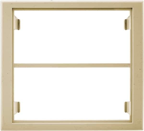 Hubbell Wiring Device-Kellems - 5-1/4 Inch Long x 4.76 Inch High, Rectangular Raceway Bracket - Ivory, For Use with HBL4700 Series Raceways and HBL4750 Series Metal Raceways and HBL6750 Series Metal Raceways - Apex Tool & Supply