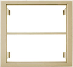 Hubbell Wiring Device-Kellems - 5-1/4 Inch Long x 4.76 Inch High, Rectangular Raceway Bracket - Ivory, For Use with HBL4700 Series Raceways and HBL4750 Series Metal Raceways and HBL6750 Series Metal Raceways - Apex Tool & Supply