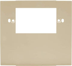 Hubbell Wiring Device-Kellems - 5.12 Inch Long x 4-3/4 Inch High, Rectangular Raceway Plate - Ivory, For Use with HBL4700 Series Raceways and HBL4750 Series Metal Raceways - Apex Tool & Supply