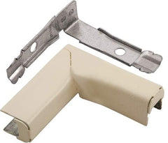 Hubbell Wiring Device-Kellems - 2.98 Inch Long x 0.94 Inch Wide x 3 Inch High, Raceway Elbow End - 90°, Ivory, For Use with HBL500 Series Raceways and HBL750 Series Raceways - Apex Tool & Supply