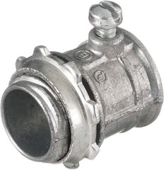 Hubbell Wiring Device-Kellems - 1.2 Inch Long x 1.09 Inch Wide, Raceway Connector Coupling - Metallic, For Use with HBL500 Series Raceways and HBL750 Series Raceways - Apex Tool & Supply