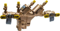 Conbraco - 1/2 Thread, 175 psi WOG Rating, Bronze Reduced Pressure Backflow Preventer Valve - Lead-Free, Use with Potable Water Applications - Apex Tool & Supply