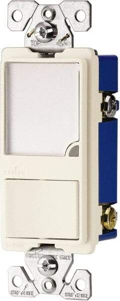 Cooper Wiring Devices - 1 Pole, 120 VAC, 15 Amp, Flush Mounted, Combination Switch with Night Light - NonNEMA Configuration, 1 Switch, Back Side Wiring, Thermoplastic Material, cULus Listed, NOM 426 Standard - Apex Tool & Supply