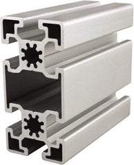 80/20 Inc. - 6 Meters Long x 45 mm Wide x 90 mm Deep, T-Slotted Aluminum Extrusion - Clear Anodized Finish - Apex Tool & Supply