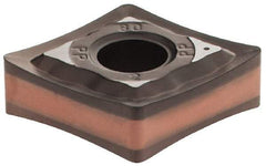 Iscar - CNMG432 PP Grade IC6025 Carbide Turning Insert - TiCN/Al2O3/TiN Finish, 80° Diamond, 1/2" Inscr Circle, 3/16" Thick, 1/32" Corner Radius - Apex Tool & Supply