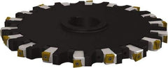 Seco - Arbor Hole Connection, 1.0236" Cutting Width, 4.4606" Depth of Cut, 315mm Cutter Diam, 2.3622" Hole Diam, 9 Tooth Indexable Slotting Cutter - 335.25 Toolholder, L/XNHQ 1407 Insert - Apex Tool & Supply