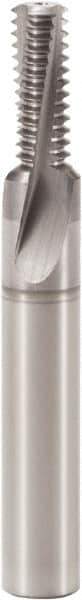 Seco - M12x1.50 Metric Fine, 0.37" Cutting Diam, 3 Flute, Solid Carbide Helical Flute Thread Mill - Internal Thread, 0.976" LOC, 3.11" OAL, 12mm Shank Diam - Apex Tool & Supply