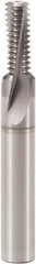 Seco - M12x1.50 Metric Fine, 0.37" Cutting Diam, 3 Flute, Solid Carbide Helical Flute Thread Mill - Internal Thread, 0.976" LOC, 3.11" OAL, 12mm Shank Diam - Apex Tool & Supply