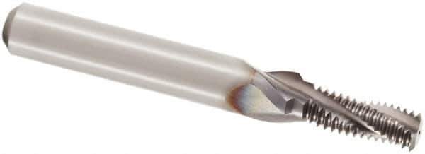 Seco - 3/8-19 BSP, 0.547" Cutting Diam, 3 Flute, Solid Carbide Helical Flute Thread Mill - Internal Thread, 1.394" LOC, 4.016" OAL, 18mm Shank Diam - Apex Tool & Supply