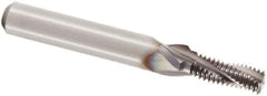 Seco - 3/8-19 BSP, 0.547" Cutting Diam, 3 Flute, Solid Carbide Helical Flute Thread Mill - Internal Thread, 1.394" LOC, 4.016" OAL, 18mm Shank Diam - Apex Tool & Supply