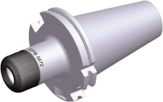 Seco - 2mm to 16mm Capacity, 80mm Projection, DIN69871-50 Taper Shank, ER25 Collet Chuck - 7.156" OAL - Exact Industrial Supply