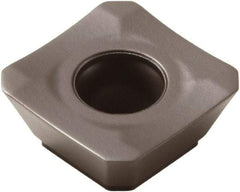 Seco - SEEX09T3 M08 Grade T350M Carbide Milling Insert - TiCN/Al2O3 Finish, 0.156" Thick, 3/8" Inscribed Circle - Apex Tool & Supply