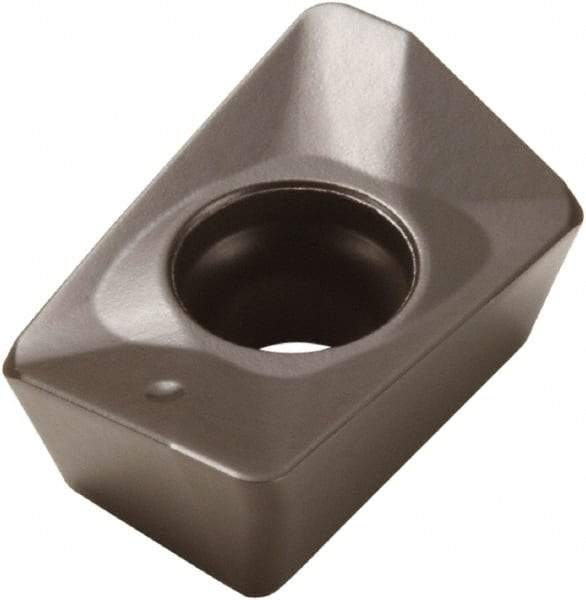 Seco - XOMX120408 M12 Grade MK2050 Carbide Milling Insert - TiSiN/TiAlN Finish, 1/4" Thick, 0.425" Inscribed Circle - Apex Tool & Supply