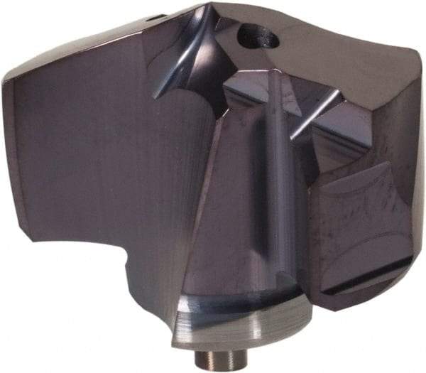 Seco - Series SD400, 18.8mm Diam 140° Replaceable Drill Tip - Carbide, Uncoated, Through Coolant - Apex Tool & Supply