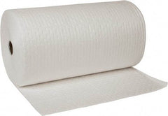Brady SPC Sorbents - 38 Gal Capacity per Package, Oil Only Roll - 150' Long x 30" Wide, White, Polypropylene - Apex Tool & Supply