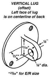Mahr - Offset Vertical Lug Drop Indicator Back - Use with AGD Group 3 Series D/Q - Apex Tool & Supply