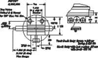 Mahr - 1-1/2 Inch Adjustable Slot and 1/4 Inch Bore, Drop Indicator AGD 1 Peacock Indicator - For Use with Adjusting Knobs - Apex Tool & Supply