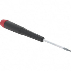 Wiha - 0.05" Precision Miniature Hex Driver - 1-9/16" Bade Length, Tapered Handle, 4-3/4" OAL - Apex Tool & Supply