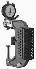 Mahr - 3 to 4-1/2 Inch, Snap Gage - 0.6299 Inch Reference Anvil Diameter, 0.0005 Inch Graduation, Tungsten Carbide Anvil, Dial Display - Apex Tool & Supply