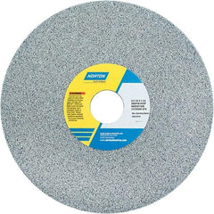 Norton - 8" Diam x 1-1/4" Hole x 1/2" Thick, H Hardness, 46 Grit Surface Grinding Wheel - Ceramic, Type 1, Coarse Grade, 3,105 Max RPM - Apex Tool & Supply
