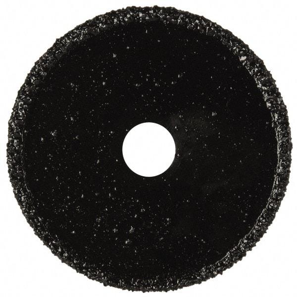 Disston - 2-1/2" Diam, 7/16" Arbor Hole Diam, Wet & Dry Cut Saw Blade - Tungsten Carbide-Tipped, Smooth Action, Standard Round Arbor - Apex Tool & Supply