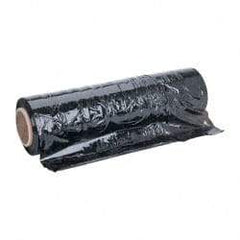 Stretch Associates - 18" x 1,500' 80 Gauge Black Hand Held Stretch & Pallet Wrap for Use with Dispenser - 4 Piece, 80 Gauge, Black - Apex Tool & Supply