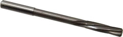 Magafor - 7.94mm Solid Carbide 6 Flute Chucking Reamer - Spiral Flute, 0.315" Straight Shank, 1-19/64" Flute Length, 4-5/8" OAL - Apex Tool & Supply