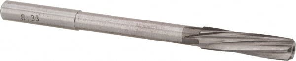 Magafor - 8.3312mm Solid Carbide 6 Flute Chucking Reamer - Apex Tool & Supply