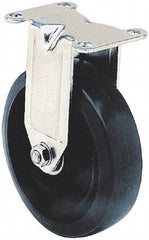 Albion - 4" Diam x 1-1/4" Wide x 5-13/32" OAH Top Plate Mount Swivel Caster - Polyurethane, 250 Lb Capacity, Ball Bearing, 2-7/8 x 3-5/8" Plate - Apex Tool & Supply