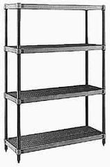 Metro - 24" Wide, 1-1/2" High, Open Shelving Shelf - Polymer, 18" Deep, Use with Metro Max Q - Apex Tool & Supply
