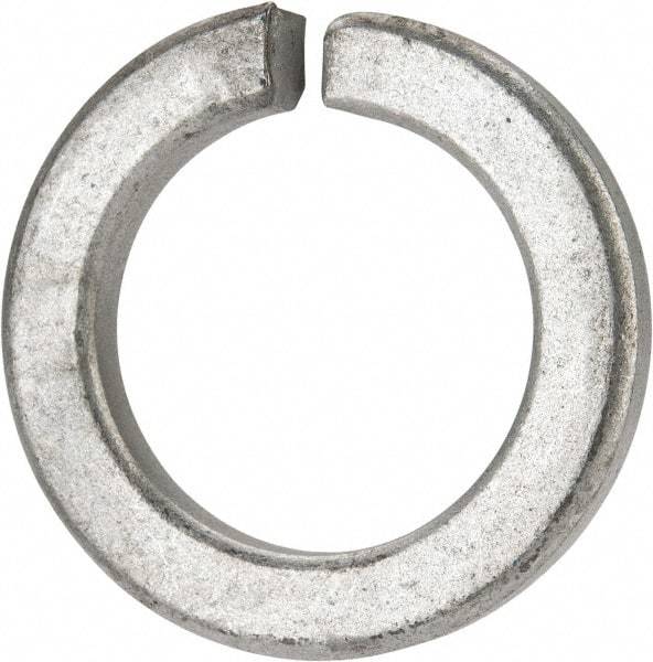 Value Collection - 1-3/4", 1.758" ID, 0.389" Thick Split Lock Washer - Grade 8 Spring Steel, Zinc-Plated Finish, 1.758" Min ID, 1.789" Max ID, 2.679" Max OD - Apex Tool & Supply