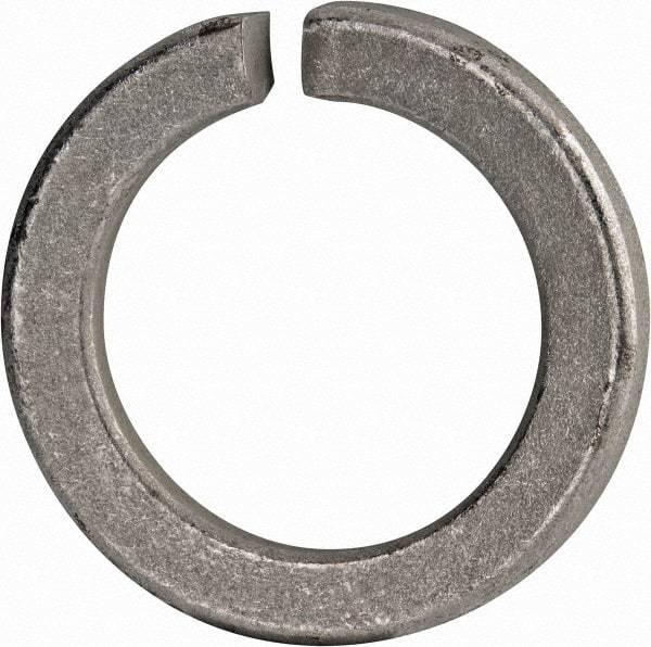 Value Collection - 2", 2.008" ID, 0.422" Thick Split Lock Washer - Grade 8 Spring Steel, Zinc-Plated Finish, 2.008" Min ID, 2.039" Max ID, 2.936" Max OD - Apex Tool & Supply