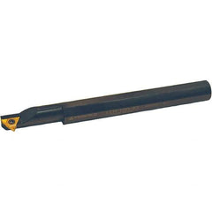 Tool-Flo - Internal Thread, Left Hand Cut, 3/4" Shank Width x 3/4" Shank Height Indexable Threading Toolholder - 8" OAL, TPGC 42 Insert Compatibility, LT Toolholder, Series Laydown - Apex Tool & Supply