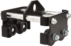 Coffing - 1/4 Ton Capacity Plain Trolley - 2mm to 8.7mm Flange Width, 2-1/4" Wheel Diam, 4" to 24" I-Beam, 27" Min Radius - Apex Tool & Supply
