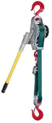 Little Mule - 1,500 Lb. Capacity, 9-1/4 Ft. Lift Height, Manual Lever Hoist - Made from Strap - Apex Tool & Supply