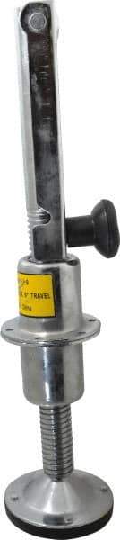Vestil - 18 Inches Overall Height, 5,000 Lbs. Load Limit Leveling Jack - 4-1/2 Inches to 13-1/2 Inches Height Below Frame, 9 Inch Long Screw Travel - Apex Tool & Supply