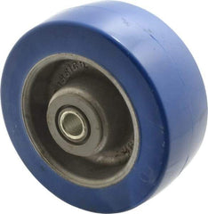 Albion - 5 Inch Diameter x 2 Inch Wide, Polyurethane Caster Wheel - 1,300 Lb. Capacity, 2-3/8 Inch Hub Length, 1/2 Inch Axle Diameter, Sealed Roller Bearing - Apex Tool & Supply